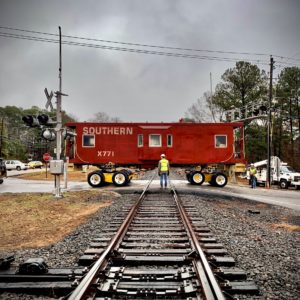 Town of Garner Caboose Move