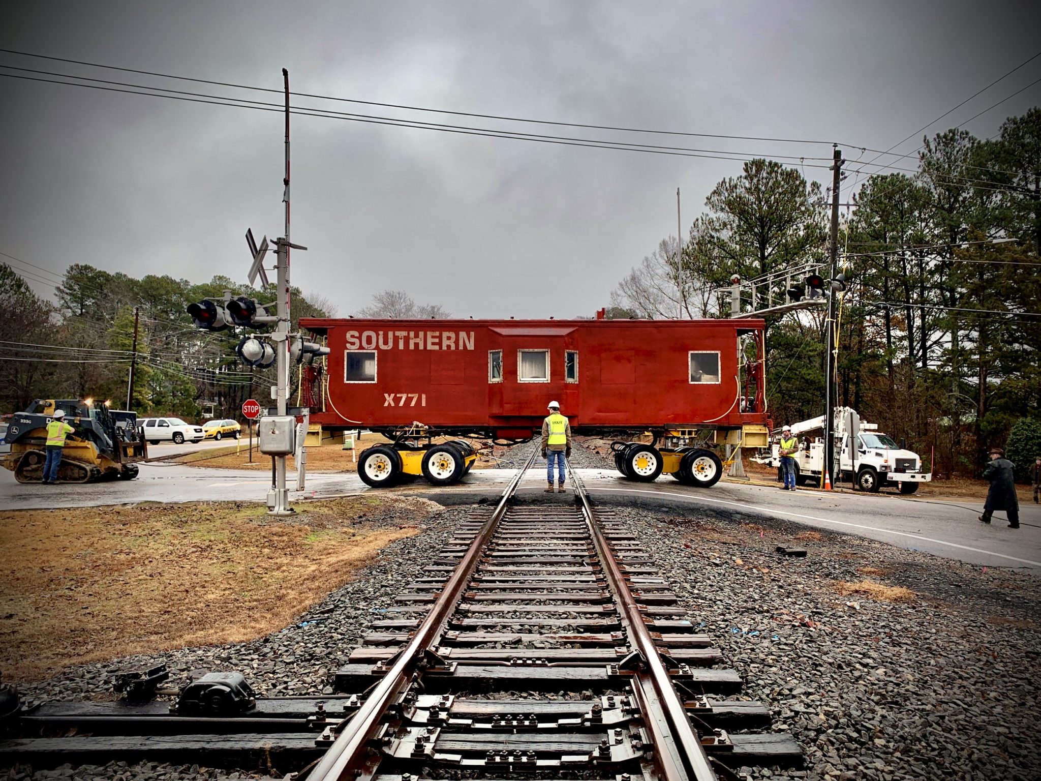 Town of Garner Caboose Move