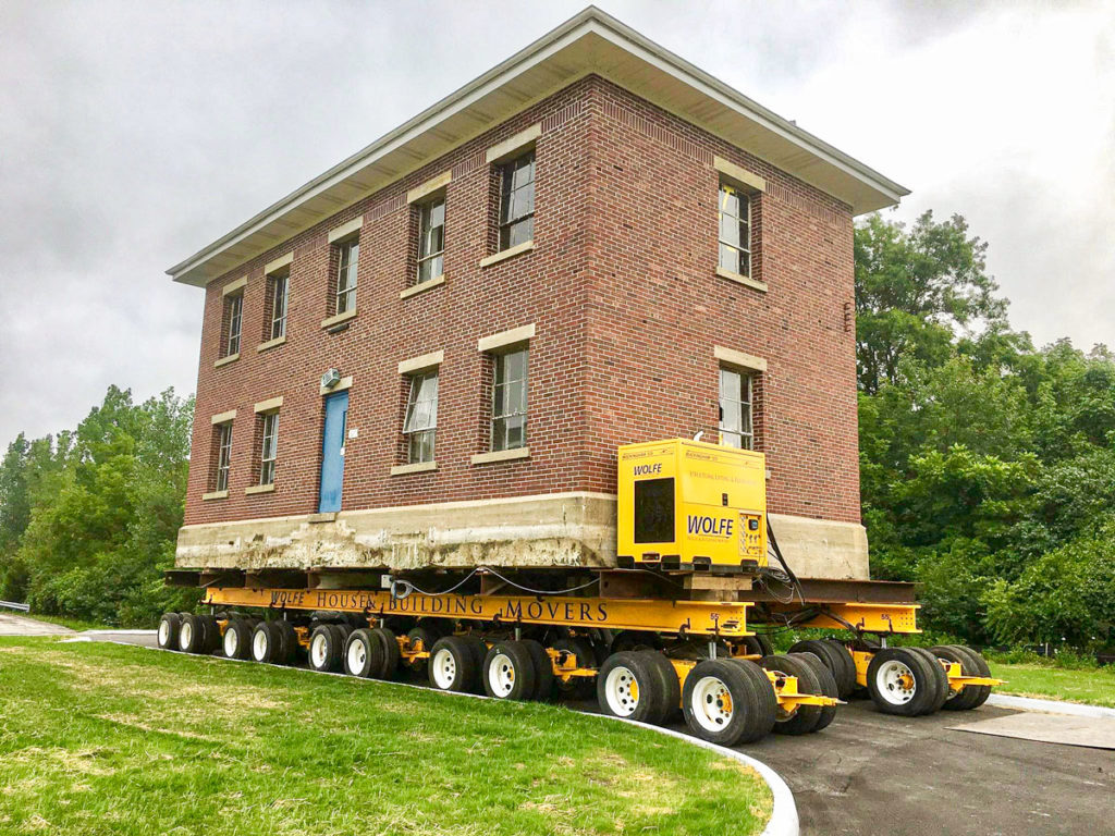 Communications Building Move 1