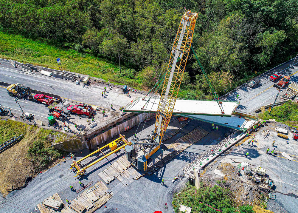 Allentown Bridge Construction