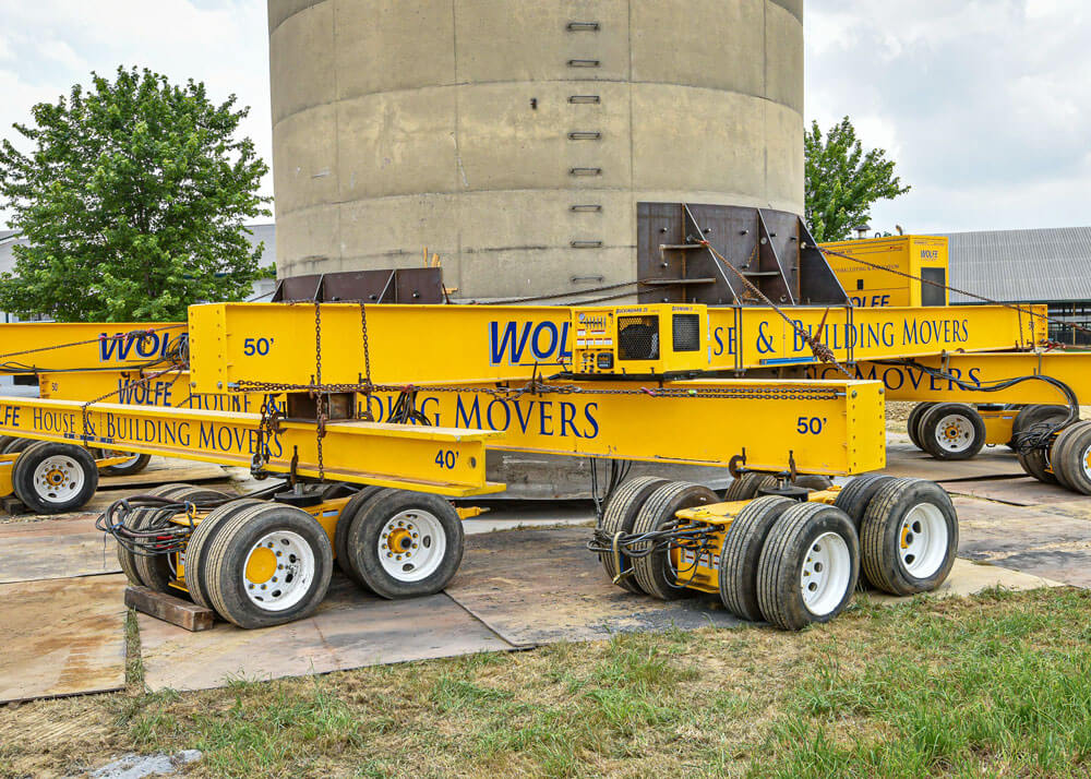 Kreider Farms Silo Moving