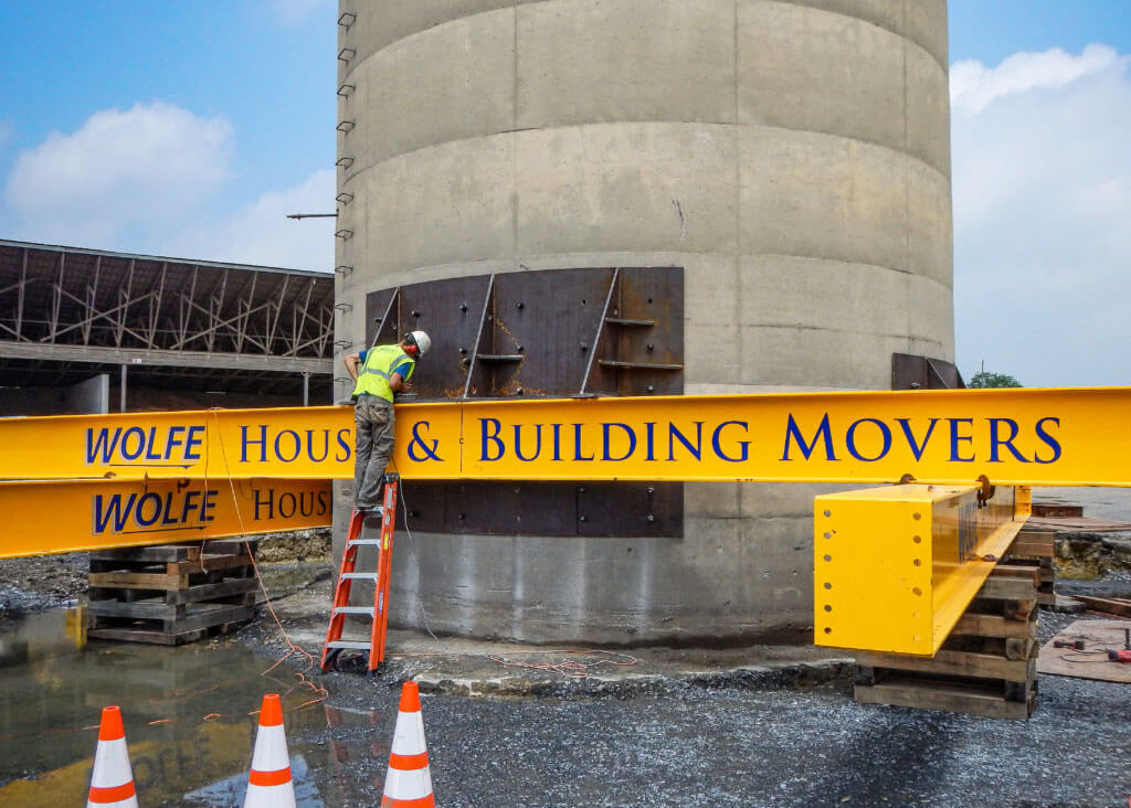 Kreider Farms Silo Moving