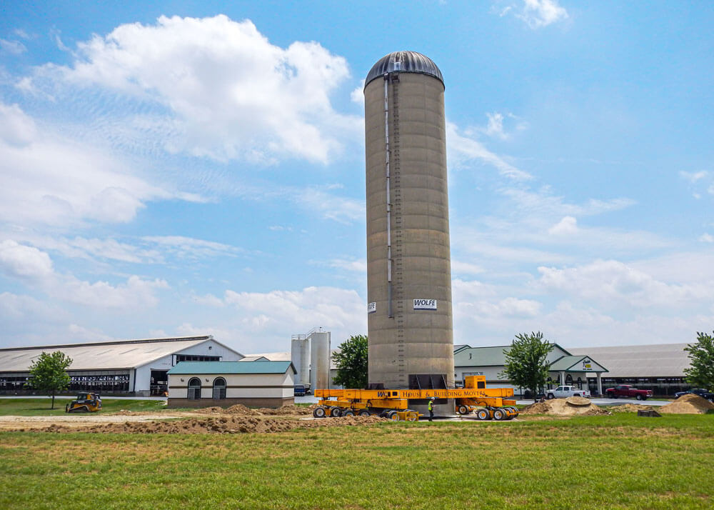 Kreider Farms Silo Moving