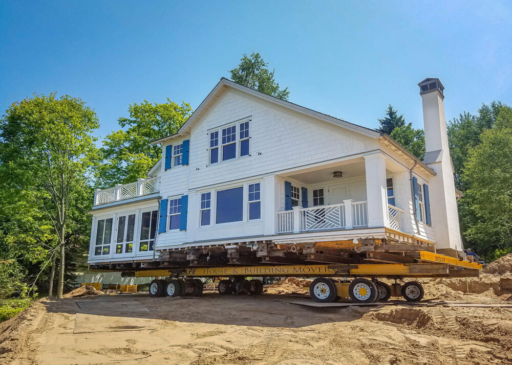 Lake Michigan House Move 