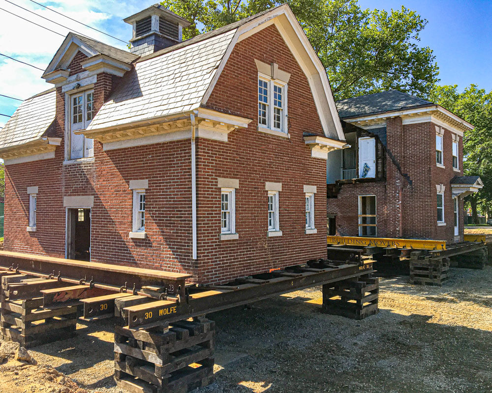 Brick Carriage Houses Lifted