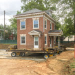 Brick Carriage House at Final Location