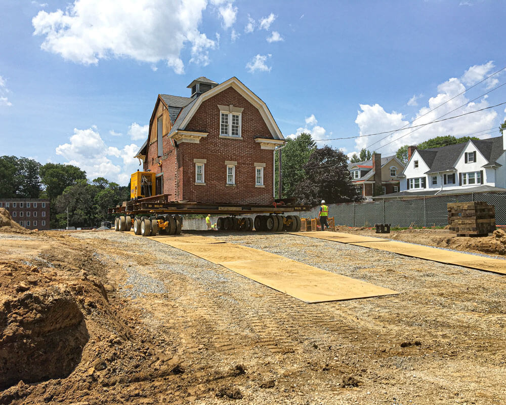 Brick Carriage House on Move Route
