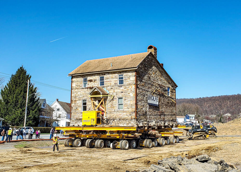 Enola Miller House move begins