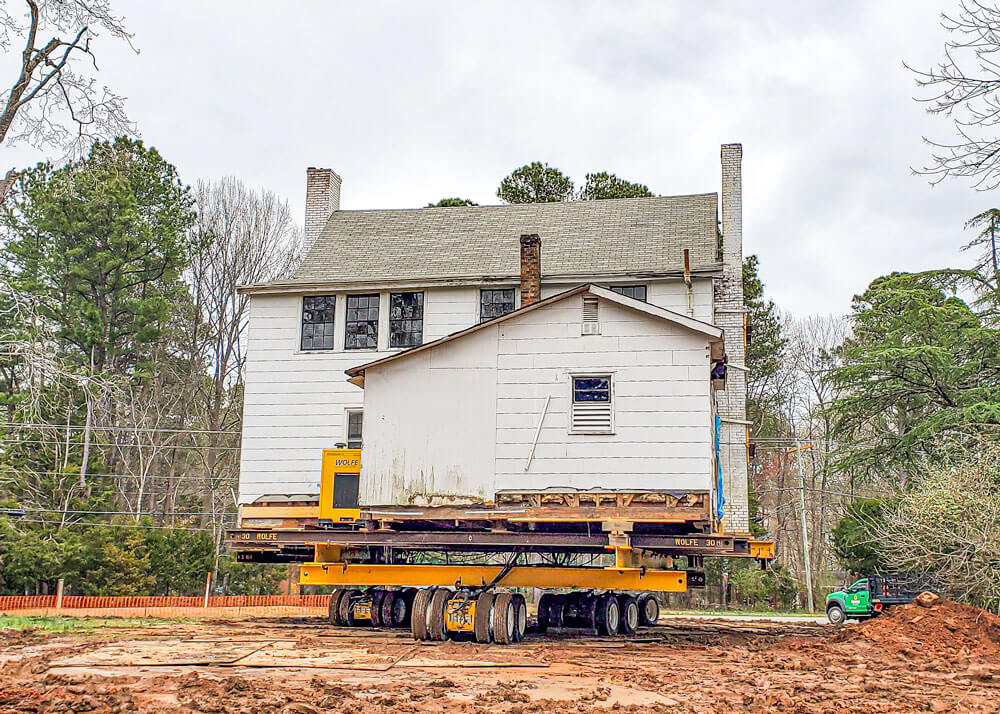 Back view of the Nancy Jones House