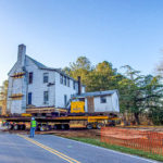 Nancy Jones House pulls out onto the road