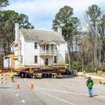 Road closed for the Nancy Jones House