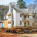 Nancy Jones House pulls up to new foundation