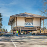 Pollocksville Depot en route to its new location