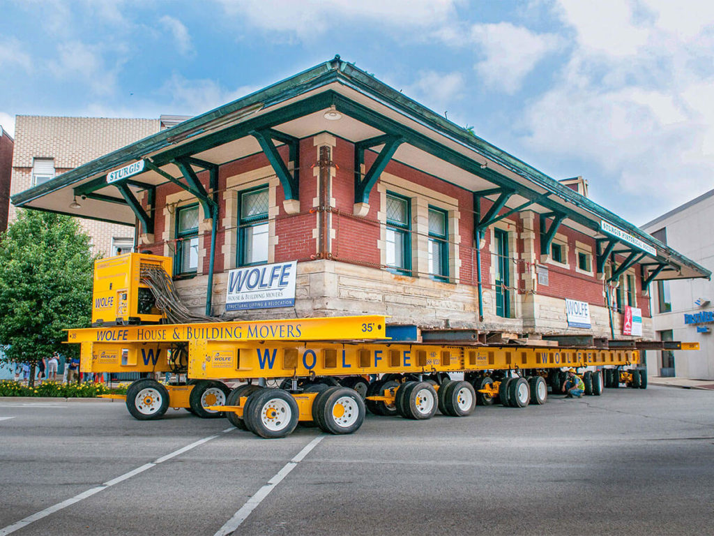 Sturgis, MI train depot move