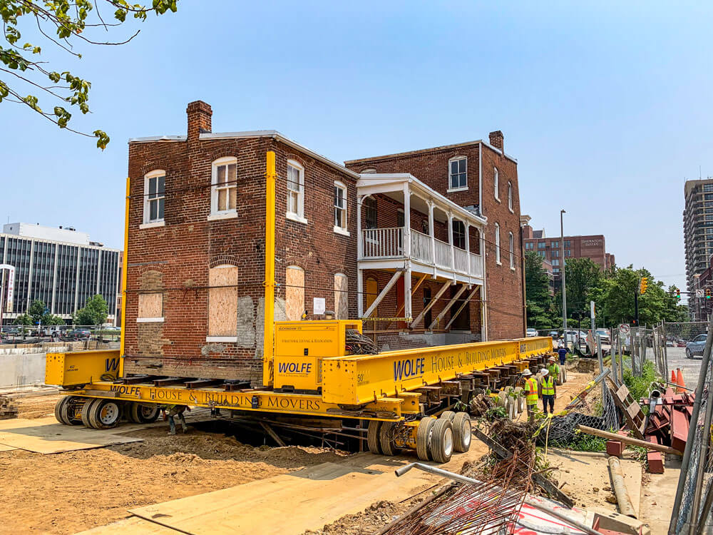 Historic Virginia Townhouse Relocation