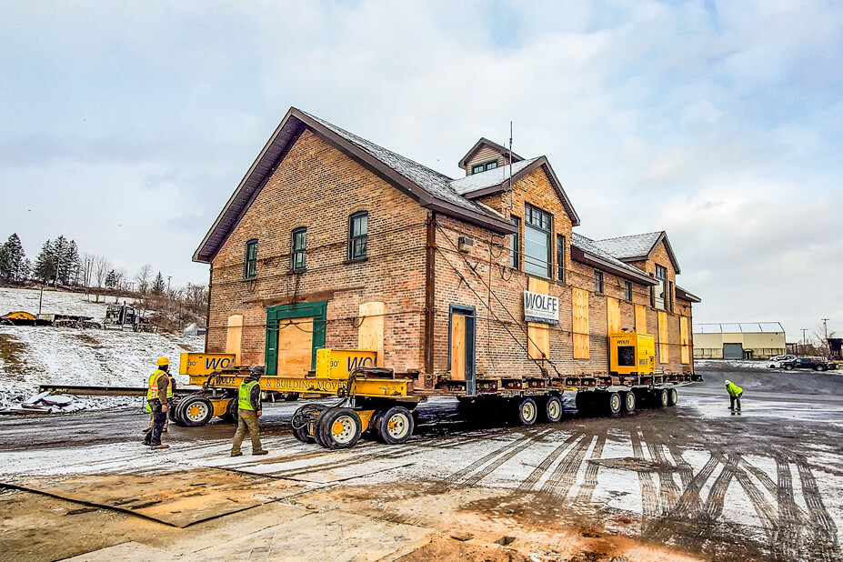 Brick Building Relocation