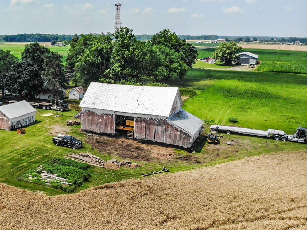 Apple barn relocation