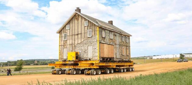 Wolfe relocates Easton farmhouse