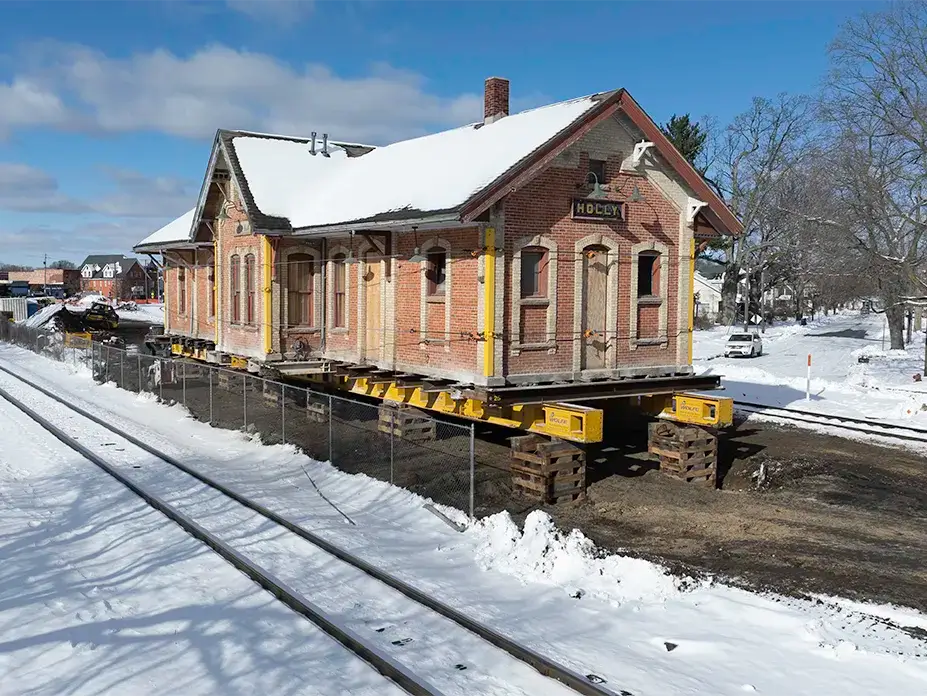 Historic Holly Depot Relocation 3