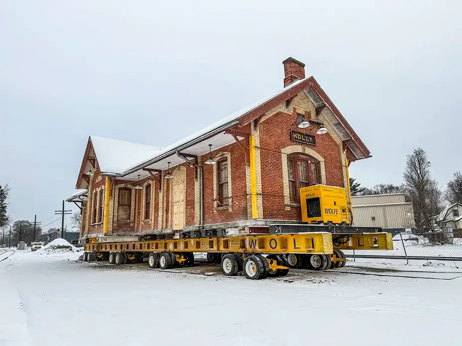 Historic Holly Depot Relocation 4