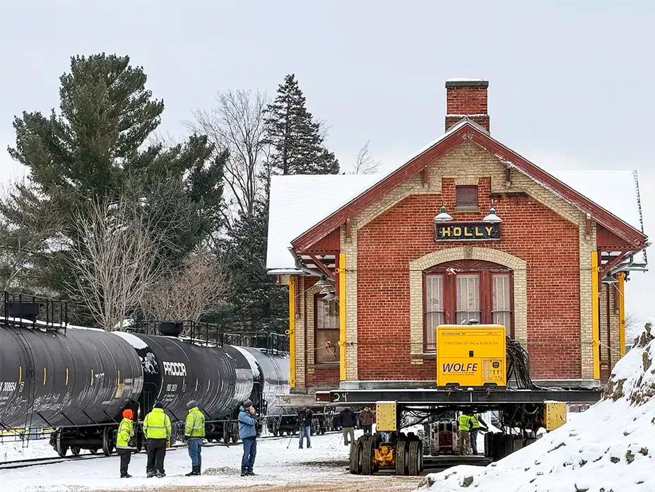 Historic Holly Depot Relocation 5