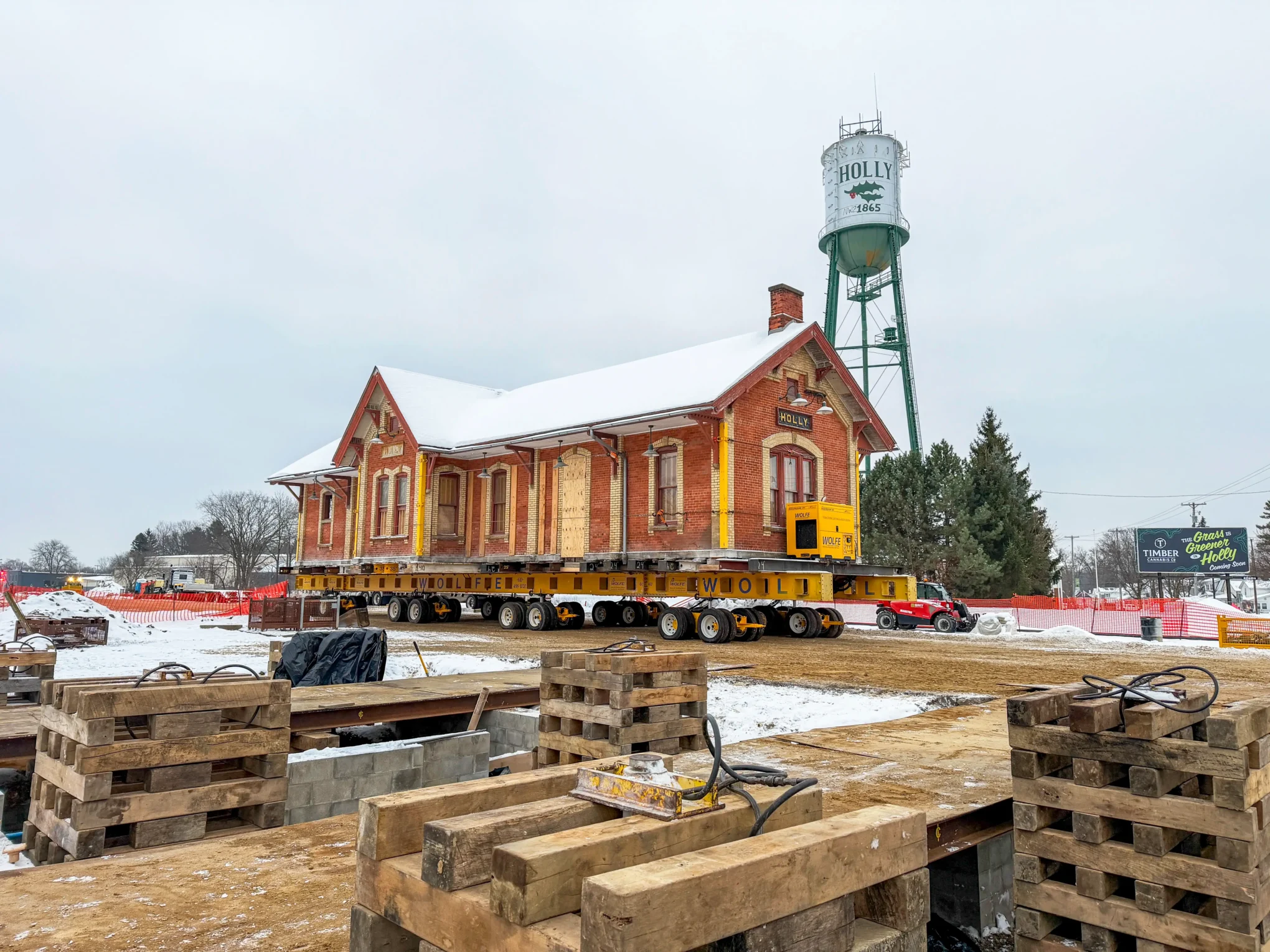 Historic Holly Depot Relocation 7