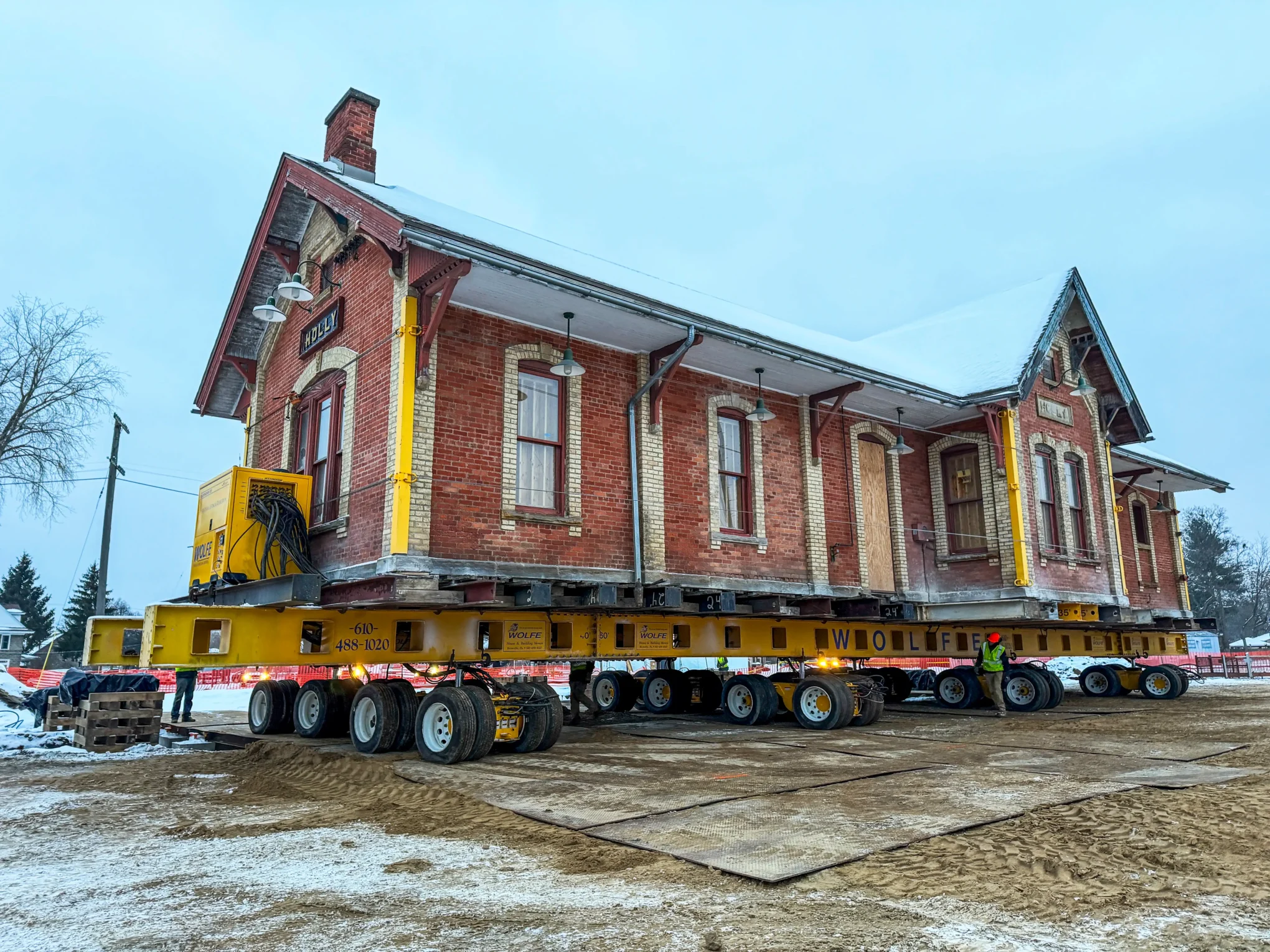 Historic Holly Depot Relocation 8