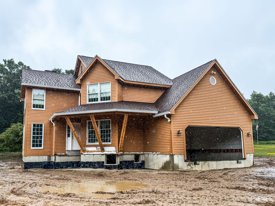 Home lowered onto new foundation
